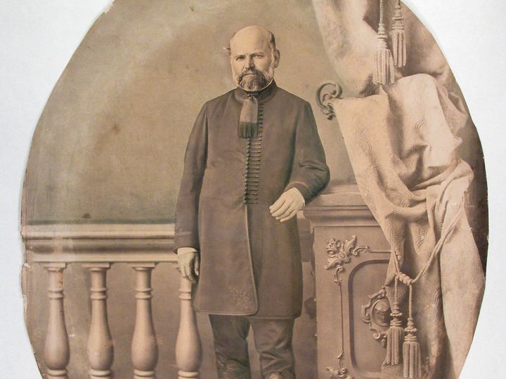 Portrait photograph of Ignaz Semmelweis in 1864