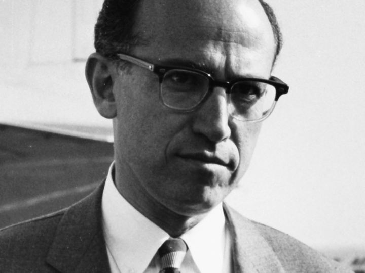 Jonas Salk in a candid photograph